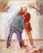 James Ensor The Fight painting